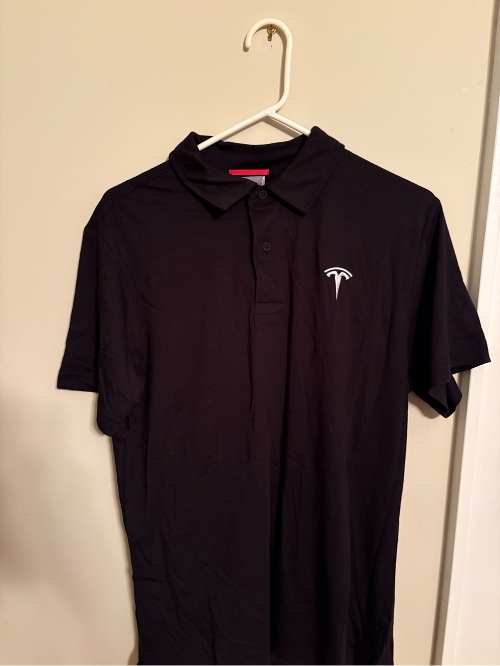 Tesla Black Polo - Men's Short Sleeve
